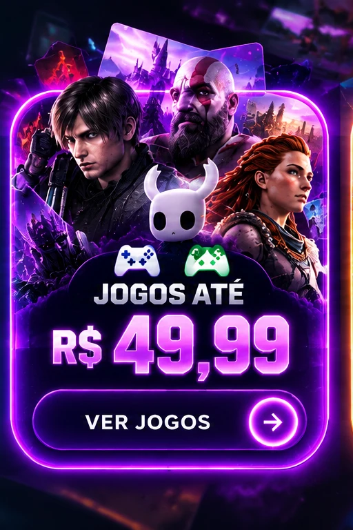 Jogos até R$ 49,99