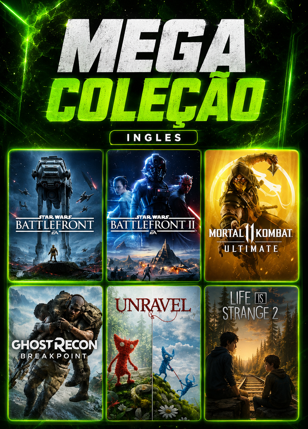 Combo 7 em 1 Ingles